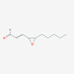 molecular formula C10H16O2 B221707 反式-4,5-环氧-2(E)-癸烯醛 CAS No. 188590-62-7