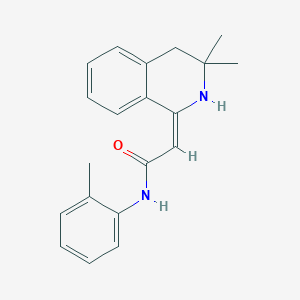 molecular formula C46H62N3O8PSi B221735 2-(3,4-Dihydro-3,3-dimethyl-1(2H)-isoquinolinylidene)-N-(2-methylphenyl)acetamide CAS No. 170658-21-6
