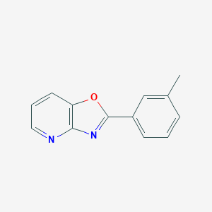 molecular formula C13H10N2O B221739 2-(3-methylphenyl)[1,3]oxazolo[4,5-b]pyridine 