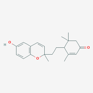 molecular formula C20H21I2NO6 B221740 Cyclorenierin A CAS No. 164672-55-3