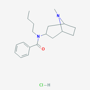 endo-N-Butyl-N-(8-methyl-8-azabicyclo(3.2.1)oct-3-yl)benzamide monohydrochloride