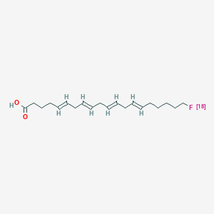 molecular formula C4H3FN2O2 B221751 (5E,8E,11E,14E)-20-(18F)Fluoranylicosa-5,8,11,14-tetraenoic acid CAS No. 161882-27-5