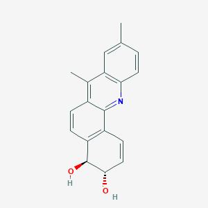 molecular formula C19H17NO2 B221874 trans-3,4-Dihydro-3,4-dihydroxy-7,9-dimethylbenz[C]acridine CAS No. 160637-28-5