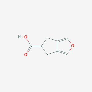 B221964 5,6-Dihydro-4H-cyclopenta[c]furan-5-carboxylic acid CAS No. 160501-98-4