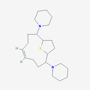 2,9-Dipiperidino-13-thiabicyclo(8.2.1)tridec-5-ene