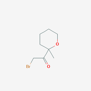 B022198 2-Bromo-1-(2-methyloxan-2-yl)ethanone CAS No. 102124-62-9