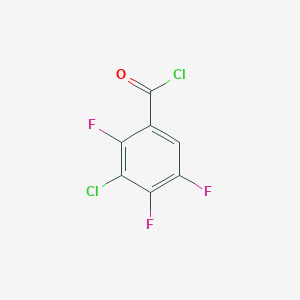 molecular formula C7HCl2F3O B022203 3-氯-2,4,5-三氟苯甲酰氯 CAS No. 101513-78-4