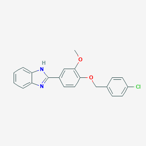 2-{4-[(4-chlorobenzyl)oxy]-3-methoxyphenyl}-1H-benzimidazole