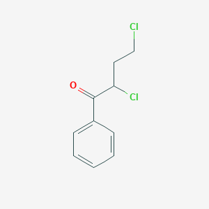 molecular formula C10H10Cl2O B022224 2,4-Dichloro-1-phenylbutan-1-one CAS No. 103905-77-7