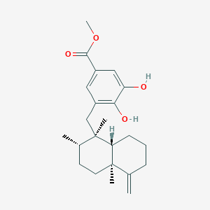 molecular formula C23H32O4 B022241 dictyoceratin A CAS No. 104900-68-7