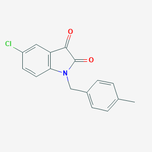 5-chloro-1-(4-methylbenzyl)-1H-indole-2,3-dione