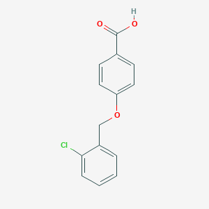 molecular formula C14H11ClO3 B222422 4-[(2-Chlorobenzyl)oxy]benzoic acid CAS No. 84403-78-1