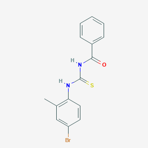 molecular formula C15H13BrN2OS B222423 N-[(4-bromo-2-methylphenyl)carbamothioyl]benzamide 