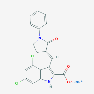 molecular formula C20H13Cl2N2NaO3 B222429 GV-196771A CAS No. 166974-23-8