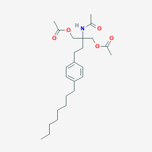 B022243 N-[1,1-Bis[(acetyloxy)methyl]-3-(4-octylphenyl)propyl]acetamide CAS No. 162358-09-0