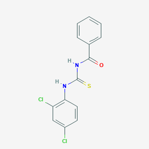 molecular formula C14H10Cl2N2OS B222444 N-[(2,4-dichlorophenyl)carbamothioyl]benzamide 