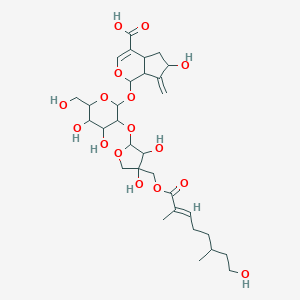 molecular formula C27H33ClN6O5 B222483 Inerminoside C CAS No. 160492-62-6