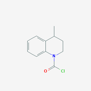 molecular formula C11H12ClNO B022254 4-Methyl-3,4-dihydroquinoline-1(2H)-carbonyl chloride CAS No. 106969-90-8