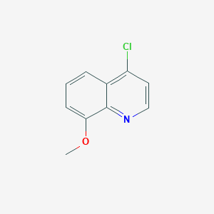 molecular formula C10H8ClNO B022261 4-Cloro-8-metoxquinolina CAS No. 16778-21-5