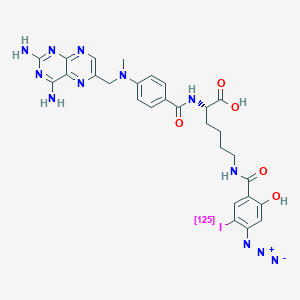 molecular formula C28H29IN12O5 B022270 Lysine-iodosalicylyl-methotrexate CAS No. 108919-01-3