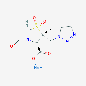 molecular formula C10H12N4NaO5S B022272 Tazobactam sodium CAS No. 89785-84-2