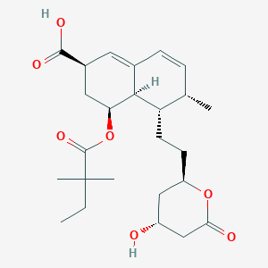 molecular formula C25H36O7 B022273 6'-羧基辛伐他汀 CAS No. 114883-30-6