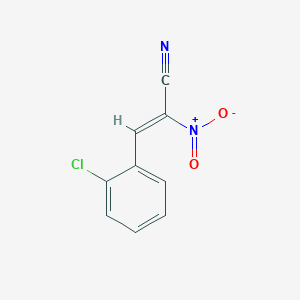 molecular formula C9H5ClN2O2 B022302 2-Chloro-alpha-nitrocinnamonitrile CAS No. 100908-77-8