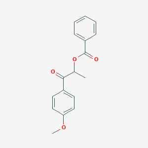 molecular formula C17H16O4 B223029 alpha-(Benzoyloxy)-4'-methoxypropiophenone 