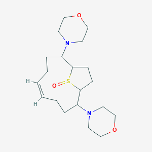 2,9-Dimorpholino-13-thiabicyclo(8.2.1)tridec-5-ene 13-oxide
