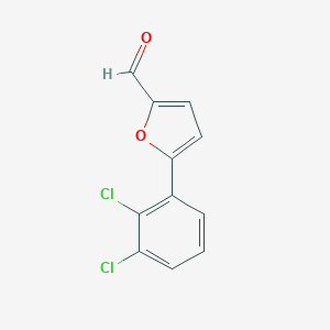 molecular formula C11H6Cl2O2 B022312 5-(2,3-Dichlorophenyl)furan-2-carbaldehyde CAS No. 106827-26-3