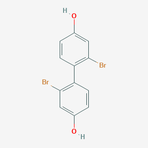 molecular formula C12H8Br2O2 B223170 3,3'-二溴-4,4'-联苯酚 CAS No. 189039-64-3