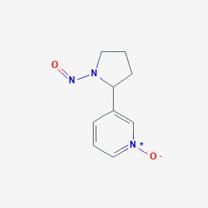 molecular formula C9H11N3O2 B022318 3-(1-Nitrosopyrrolidin-2-yl)-1-oxidopyridin-1-ium CAS No. 1314916-69-2