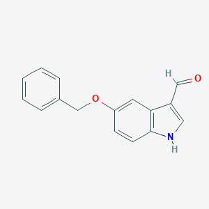 molecular formula C16H13NO2 B022325 5-Benzyloxyindole-3-carboxaldehyde CAS No. 6953-22-6
