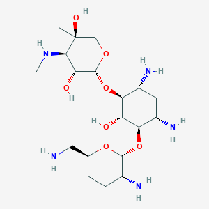 molecular formula C19H39N5O7 B022326 Gentamicin C1a CAS No. 26098-04-4