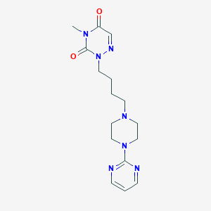 molecular formula C16H23N7O2 B223282 Eptapirone CAS No. 179756-85-5