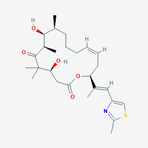 molecular formula C26H39NO5S B223305 Epothilone C CAS No. 186692-73-9