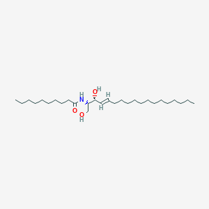 molecular formula C28H55NO3 B022337 N-Decanoylsphingosine CAS No. 111122-57-7
