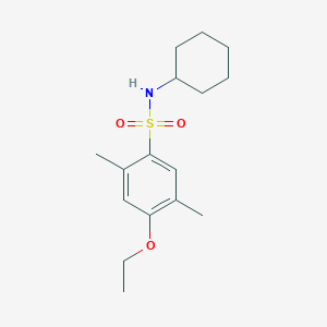 N-cyclohexyl-4-ethoxy-2,5-dimethylbenzenesulfonamide