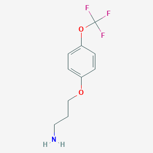 3-(4-(Trifluoromethoxy)phenoxy)propan-1-amine