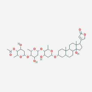 molecular formula C43H66O14 B223521 beta-Acetyldigitoxin CAS No. 1264-51-3