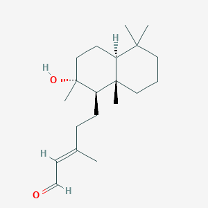 molecular formula C20H34O2 B022355 Sclarealdehyde CAS No. 19889-09-9