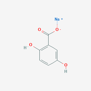 molecular formula C7H6NaO4+ B022357 龙胆酸钠 CAS No. 4955-90-2