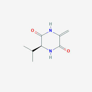 molecular formula C8H12N2O2 B022369 シクロ（δアラ-L-バル） CAS No. 25516-00-1