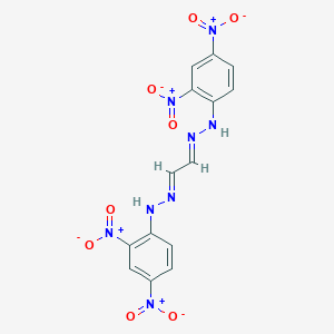 molecular formula C15H12I2O4 B223729 双[(2,4-二硝基苯基)腙]乙二醛 CAS No. 1177-16-8
