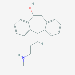 molecular formula C22H28BrNO B223880 10-Hydroxynortriptyline CAS No. 1156-99-6