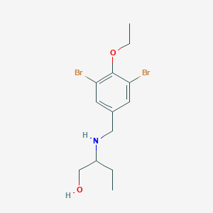 molecular formula C13H19Br2NO2 B223892 2-[(3,5-Dibromo-4-ethoxybenzyl)amino]-1-butanol 