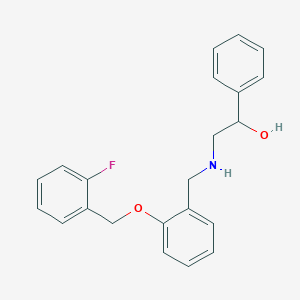 2-({2-[(2-Fluorobenzyl)oxy]benzyl}amino)-1-phenylethanol