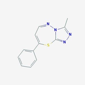 3-Methyl-8-phenyl-[1,2,4]triazolo[3,4-b][1,3,4]thiadiazepine