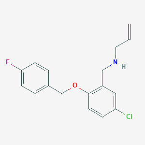 N-allyl-N-{5-chloro-2-[(4-fluorobenzyl)oxy]benzyl}amine