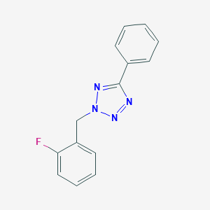 molecular formula C14H11FN4 B223940 2-(2-fluorobenzyl)-5-phenyl-2H-tetraazole 
